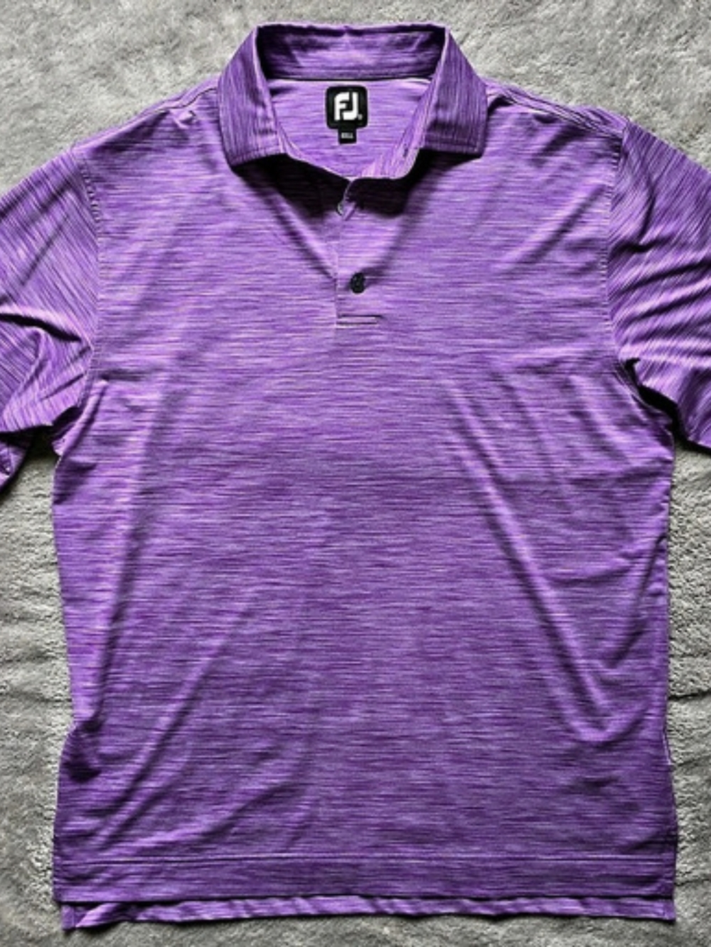 FootJoy ProDry Performance Golf Polo Shirt Purple Medium
